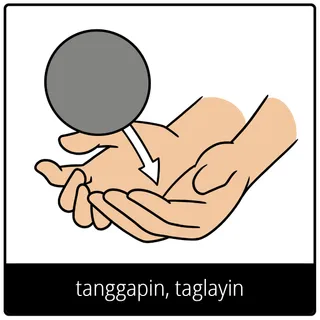 simbolo ng ebanghelyo para sa tanggapin, taglayin