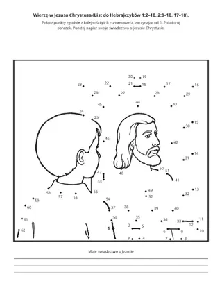 strona z zadaniem: Mam świadectwo o Jezusie.