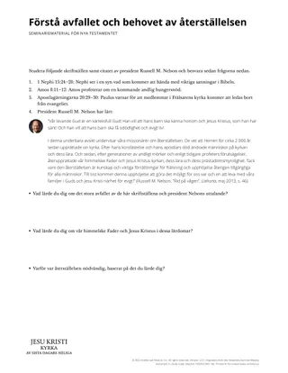 New Testament Seminary Teacher Manaul - 2023