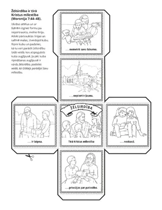 radošā lappusīte: žēlsirdība ir tīrā Kristus mīlestība