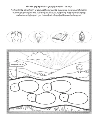 գործնական աշխատանքի էջ. Աստծո խոսքը նման է լույսի
