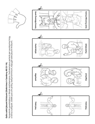 užsiėmimų puslapis. Galiu sekti Jėzumi Kristumi