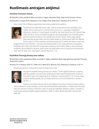 Ruošimasis antrajam atėjimui