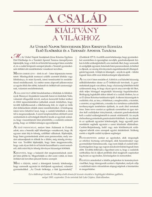 proclamation document