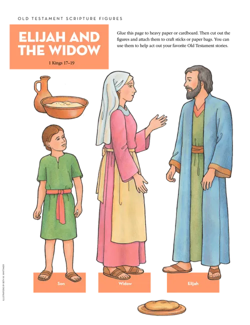 Scripture Figures, Elijah and the Widow