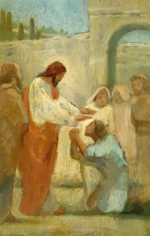 Jesus Christ healing