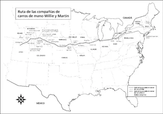mapa de los Estados Unidos