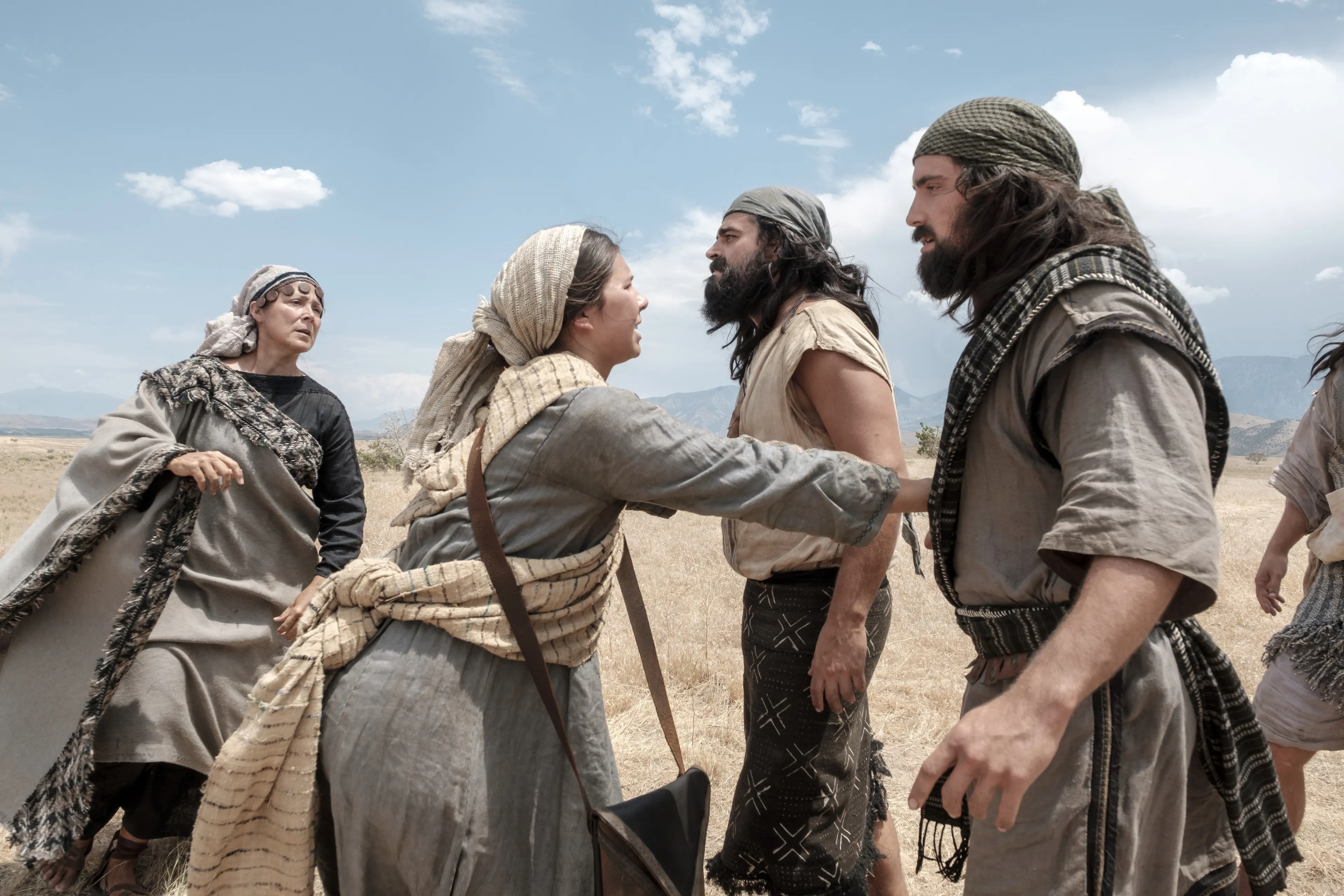 One of Ishmael's daughters defends Nephi from Laman and Lemuel.