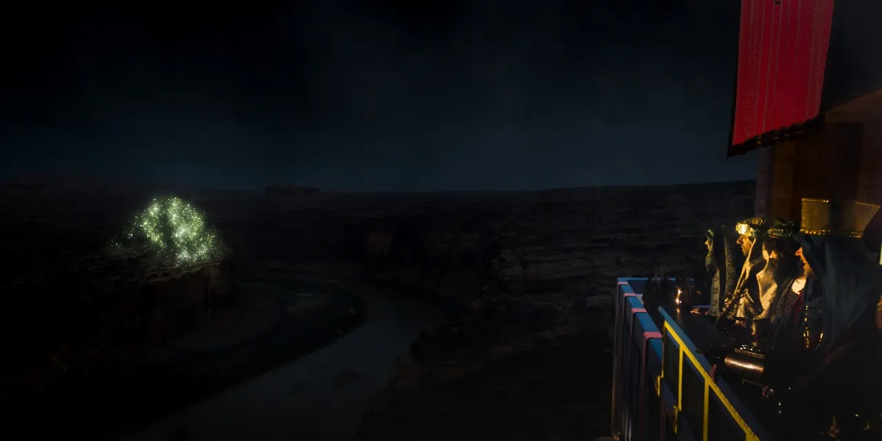 People in the great and spacious building mock those at the tree of life.