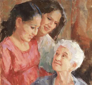 women helping one another