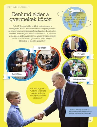 Elder Renlund Visits Children