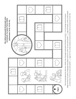 tegevusleht: Ma näitan Jeesusele Kristusele oma armastust, kui pean Tema käske