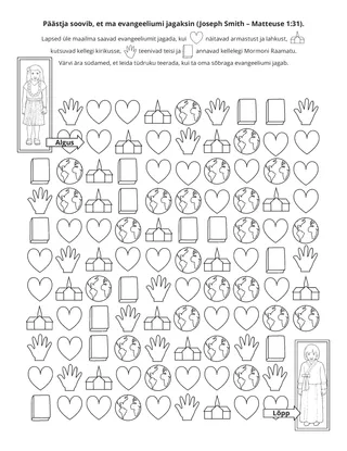 tegevusleht: Päästja tahab, et ma jagaksin evangeeliumi