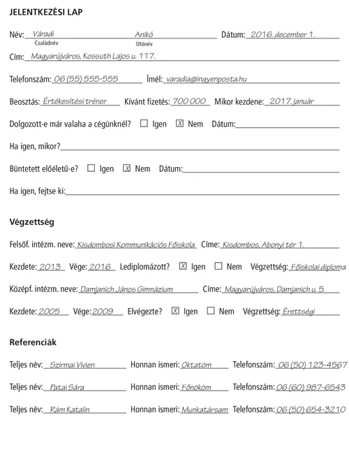 application example page 1