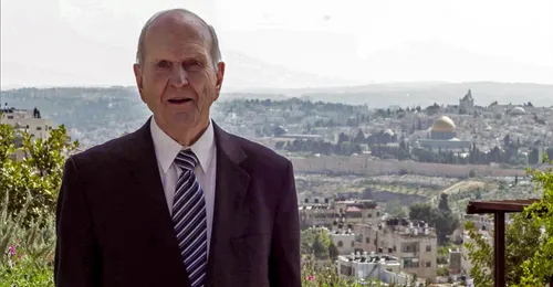 President Nelson in Jerusalem