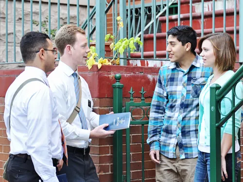 missionaries with young couple