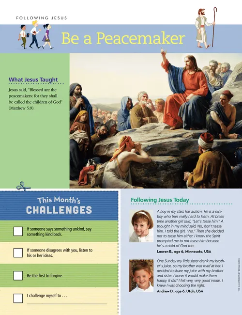 Following Jesus: Be a Peacemaker