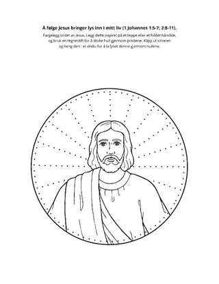 aktivitetsside: Å følge Jesus bringer lys inn i mitt liv