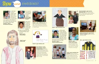 collection of quotes and drawings from kids