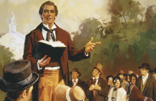 Joseph Smith preaching