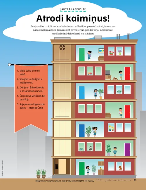 game showing an apartment building