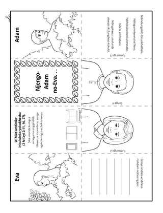 iphepha lomsebenzi: njengo Adam no-Eva, ndinalo igunya lokuzikhethela