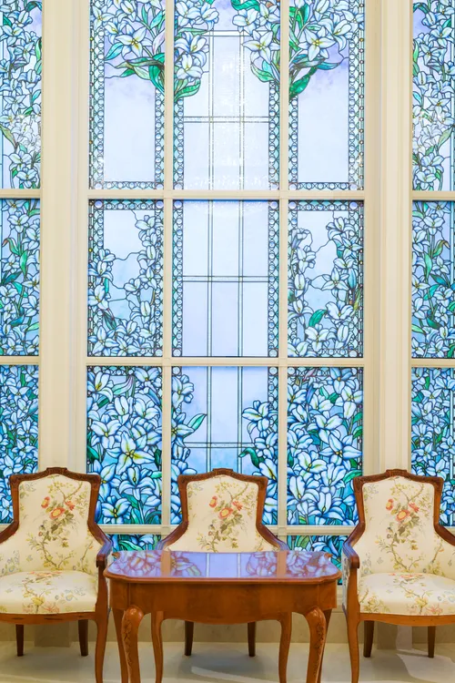 Interior of the Paris France Temple. Sealing Room.