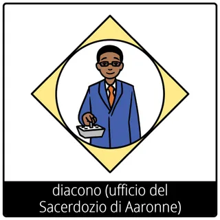 Simbolo del Vangelo “diacono (ufficio nel Sacerdozio di Aaronne)”