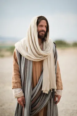 Jesus Christ walking invites all mankind, to follow Him.