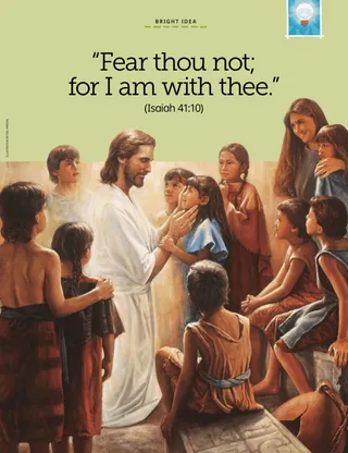 poster of Jesus with children