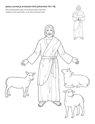 tegevusleht: Jeesus armastab mind