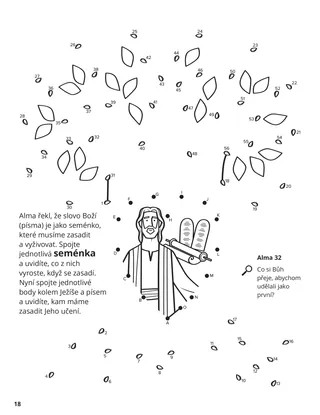 Alma Compared the Word to a Seed coloring page