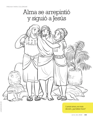 Alma Repented and Followed Jesus