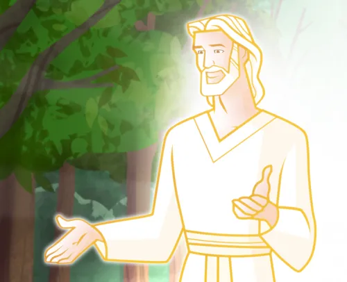 Jesus tells Joseph Smith that his sins are forgiven.