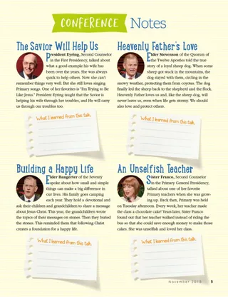 summaries from general conference