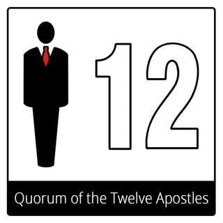 Quorum of the Twelve Apostles gospel symbol