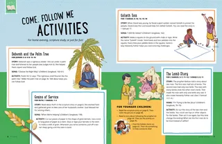 Page from the June 2022 Friend Magazine.