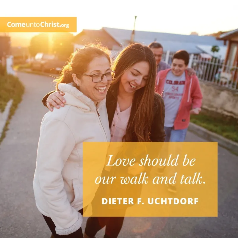 Love should be our walk and talk