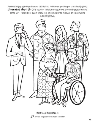 Gifts of the Spirit coloring page