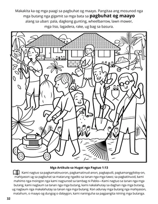Thirteenth Article of Faith coloring page