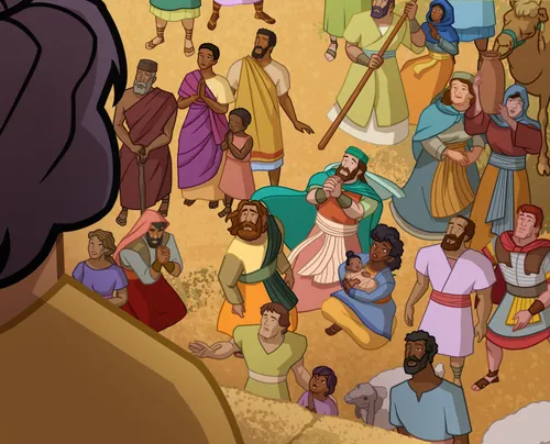 People ask the Apostles how to change their lives.