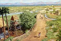 He prayed in his garden