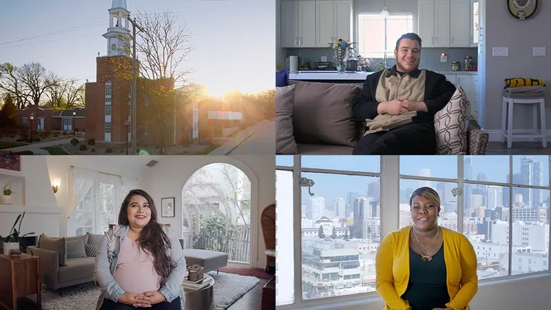 Men and Women share their experience of their first time attend a church service at the Church of Jesus Christ of Latter-day Saints