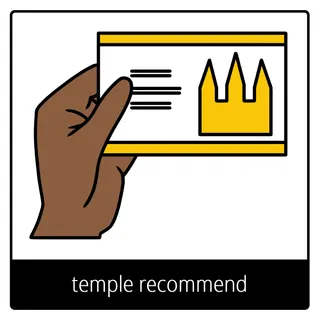 temple recommend gospel symbol
