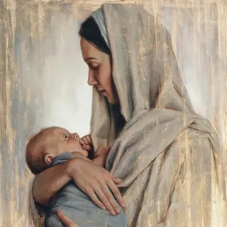 Mary with baby Jesus