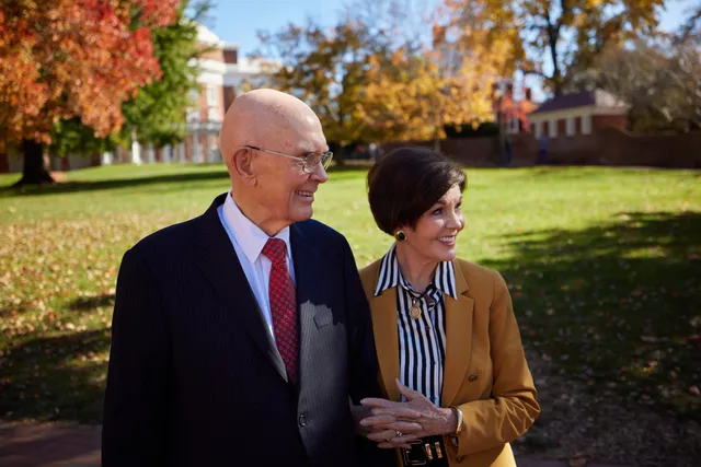 Dallin H. Oaks and Kristen M. Oaks in Virginia