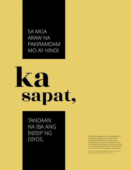 poster na “Ikaw ay Sapat Na”