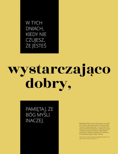 Jesteś wystarczająco dobry