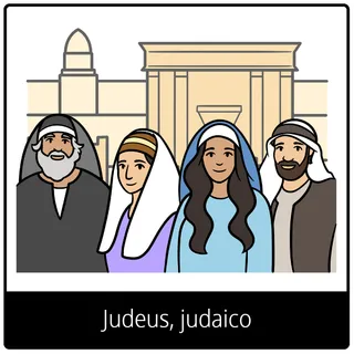 símbolo do evangelho judaico para Judeus, judaico
