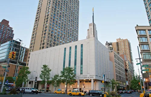 the Manhattan New York temple